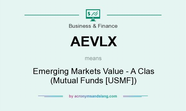 What does AEVLX mean? It stands for Emerging Markets Value - A Clas (Mutual Funds [USMF])