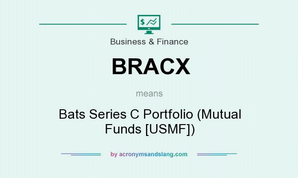 What does BRACX mean? It stands for Bats Series C Portfolio (Mutual Funds [USMF])