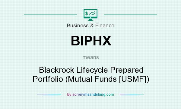 What does BIPHX mean? It stands for Blackrock Lifecycle Prepared Portfolio (Mutual Funds [USMF])