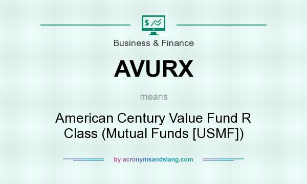 What does AVURX mean? It stands for American Century Value Fund R Class (Mutual Funds [USMF])