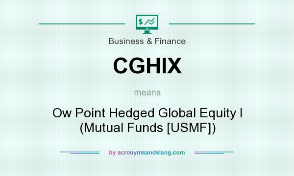 What does CGHIX mean? It stands for Ow Point Hedged Global Equity I (Mutual Funds [USMF])