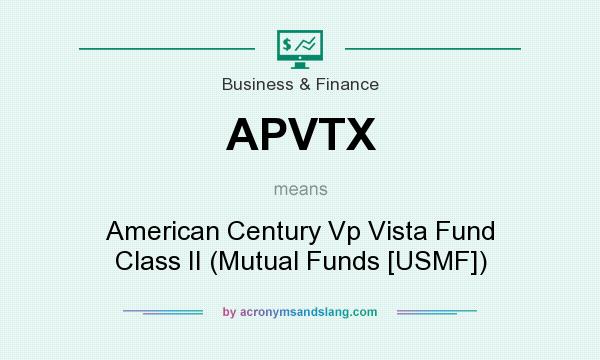 What does APVTX mean? It stands for American Century Vp Vista Fund Class II (Mutual Funds [USMF])