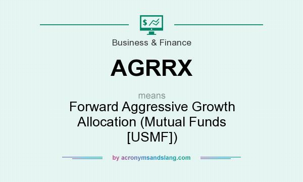 What does AGRRX mean? It stands for Forward Aggressive Growth Allocation (Mutual Funds [USMF])