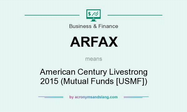 What does ARFAX mean? It stands for American Century Livestrong 2015 (Mutual Funds [USMF])