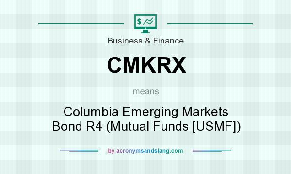 What does CMKRX mean? It stands for Columbia Emerging Markets Bond R4 (Mutual Funds [USMF])