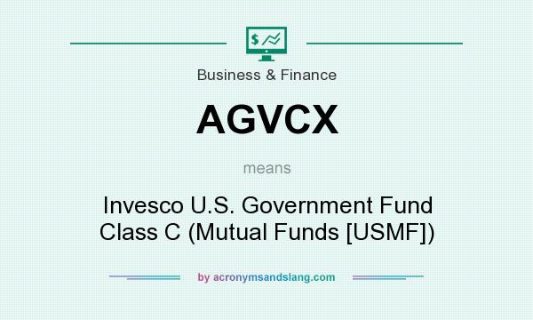 What does AGVCX mean? It stands for Invesco U.S. Government Fund Class C (Mutual Funds [USMF])