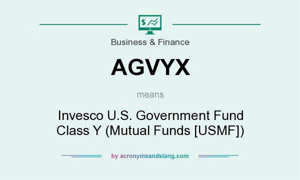 What does AGVYX mean? It stands for Invesco U.S. Government Fund Class Y (Mutual Funds [USMF])