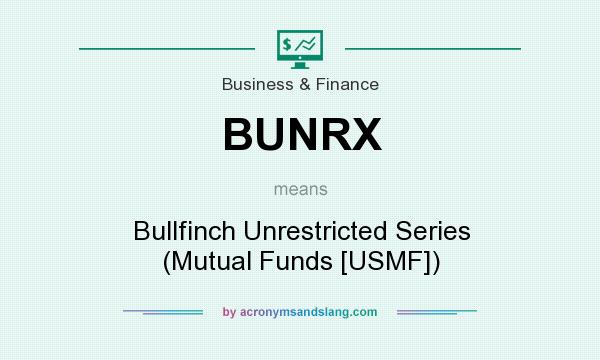 What does BUNRX mean? It stands for Bullfinch Unrestricted Series (Mutual Funds [USMF])