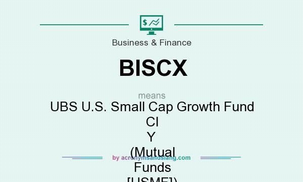 What does BISCX mean? It stands for UBS U.S. Small Cap Growth Fund Cl Y (Mutual Funds [USMF])