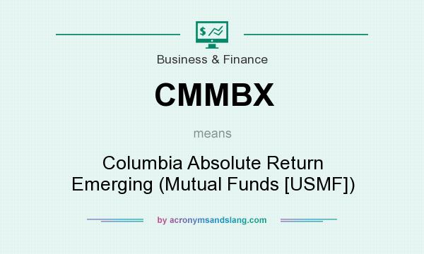 What does CMMBX mean? It stands for Columbia Absolute Return Emerging (Mutual Funds [USMF])
