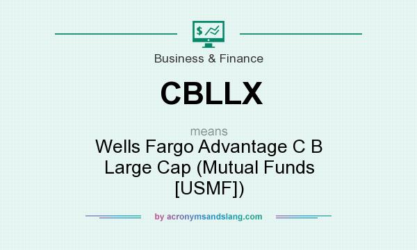 What does CBLLX mean? It stands for Wells Fargo Advantage C B Large Cap (Mutual Funds [USMF])