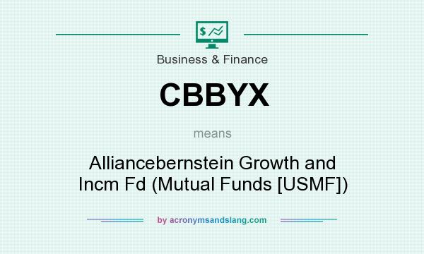 What does CBBYX mean? It stands for Alliancebernstein Growth and Incm Fd (Mutual Funds [USMF])