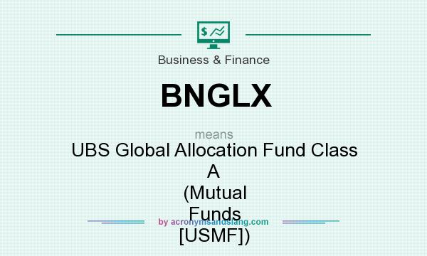 What does BNGLX mean? It stands for UBS Global Allocation Fund Class A (Mutual Funds [USMF])