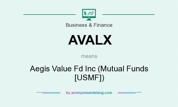 What does AVALX mean? It stands for Aegis Value Fd Inc (Mutual Funds [USMF])
