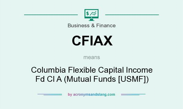 What does CFIAX mean? It stands for Columbia Flexible Capital Income Fd Cl A (Mutual Funds [USMF])