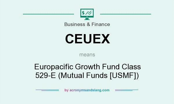 What does CEUEX mean? It stands for Europacific Growth Fund Class 529-E (Mutual Funds [USMF])