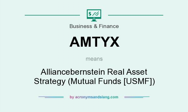 What does AMTYX mean? It stands for Alliancebernstein Real Asset Strategy (Mutual Funds [USMF])