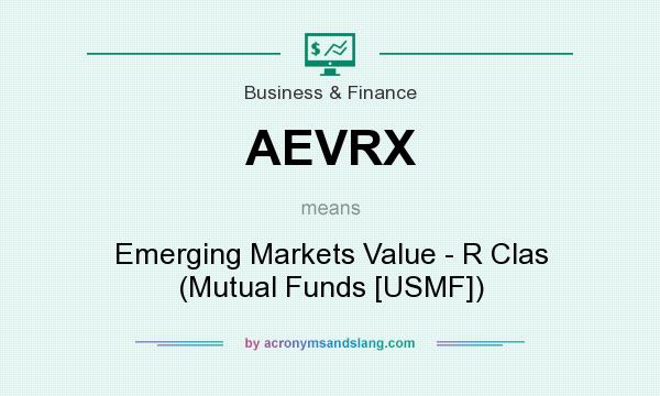 What does AEVRX mean? It stands for Emerging Markets Value - R Clas (Mutual Funds [USMF])