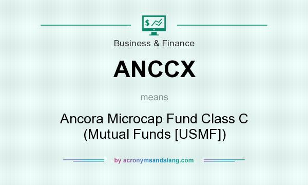 What does ANCCX mean? It stands for Ancora Microcap Fund Class C (Mutual Funds [USMF])