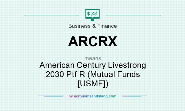 What does ARCRX mean? It stands for American Century Livestrong 2030 Ptf R (Mutual Funds [USMF])
