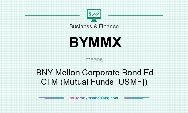 What does BYMMX mean? It stands for BNY Mellon Corporate Bond Fd Cl M (Mutual Funds [USMF])