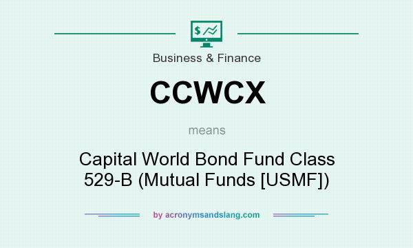 What does CCWCX mean? It stands for Capital World Bond Fund Class 529-B (Mutual Funds [USMF])