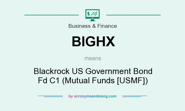 What does BIGHX mean? It stands for Blackrock US Government Bond Fd C1 (Mutual Funds [USMF])