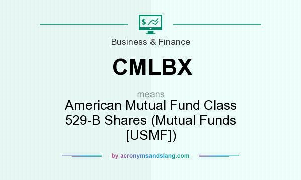 What does CMLBX mean? It stands for American Mutual Fund Class 529-B Shares (Mutual Funds [USMF])