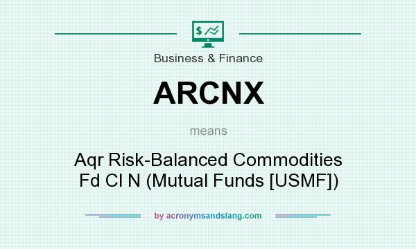 What does ARCNX mean? It stands for Aqr Risk-Balanced Commodities Fd Cl N (Mutual Funds [USMF])