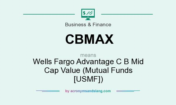 What does CBMAX mean? It stands for Wells Fargo Advantage C B Mid Cap Value (Mutual Funds [USMF])