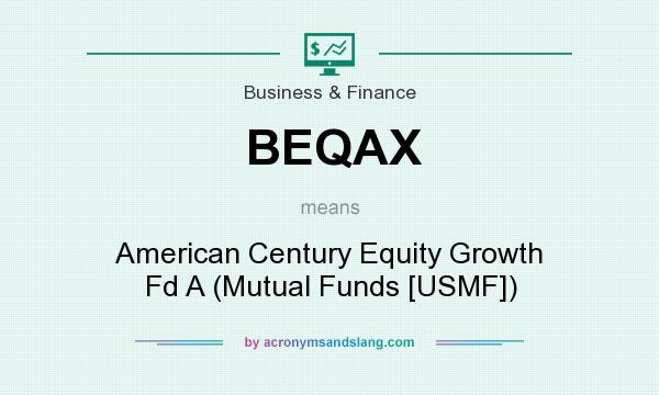 What does BEQAX mean? It stands for American Century Equity Growth Fd A (Mutual Funds [USMF])