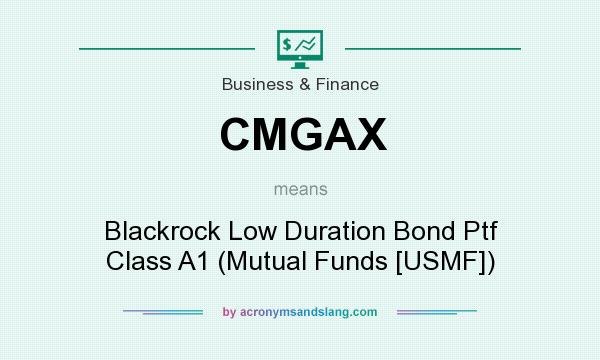 What does CMGAX mean? It stands for Blackrock Low Duration Bond Ptf Class A1 (Mutual Funds [USMF])