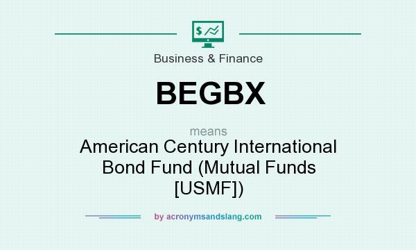 What does BEGBX mean? It stands for American Century International Bond Fund (Mutual Funds [USMF])