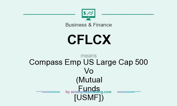 What does CFLCX mean? It stands for Compass Emp US Large Cap 500 Vo (Mutual Funds [USMF])