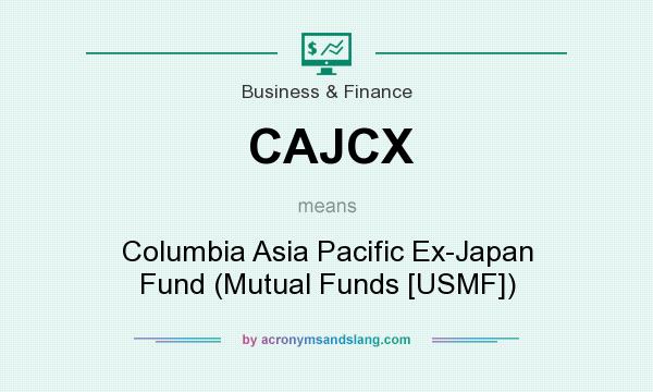 What does CAJCX mean? It stands for Columbia Asia Pacific Ex-Japan Fund (Mutual Funds [USMF])