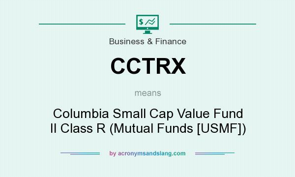 What does CCTRX mean? It stands for Columbia Small Cap Value Fund II Class R (Mutual Funds [USMF])