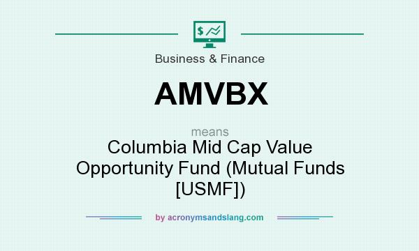What does AMVBX mean? It stands for Columbia Mid Cap Value Opportunity Fund (Mutual Funds [USMF])
