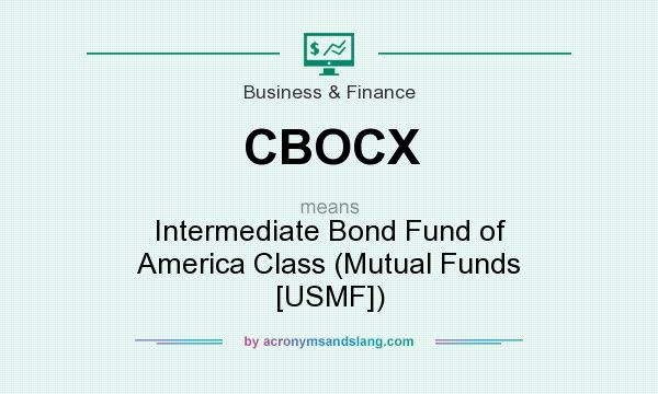 What does CBOCX mean? It stands for Intermediate Bond Fund of America Class (Mutual Funds [USMF])