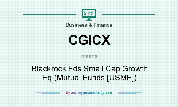 What does CGICX mean? It stands for Blackrock Fds Small Cap Growth Eq (Mutual Funds [USMF])