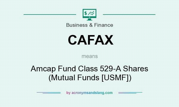What does CAFAX mean? It stands for Amcap Fund Class 529-A Shares (Mutual Funds [USMF])
