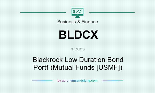 What does BLDCX mean? It stands for Blackrock Low Duration Bond Portf (Mutual Funds [USMF])