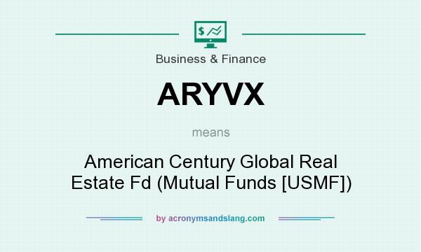 What does ARYVX mean? It stands for American Century Global Real Estate Fd (Mutual Funds [USMF])