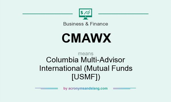 What does CMAWX mean? It stands for Columbia Multi-Advisor International (Mutual Funds [USMF])