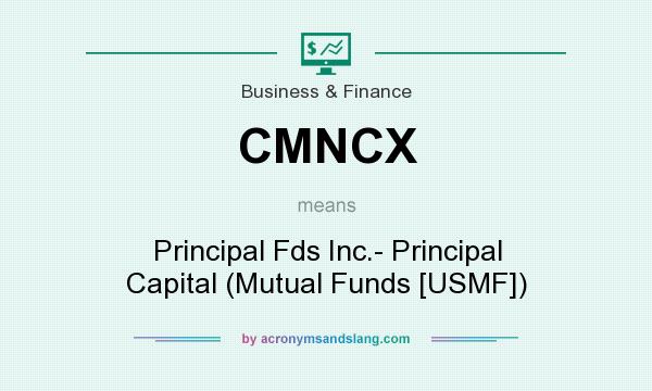 What does CMNCX mean? It stands for Principal Fds Inc.- Principal Capital (Mutual Funds [USMF])