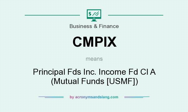 What does CMPIX mean? It stands for Principal Fds Inc. Income Fd Cl A (Mutual Funds [USMF])