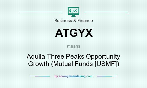 What does ATGYX mean? It stands for Aquila Three Peaks Opportunity Growth (Mutual Funds [USMF])