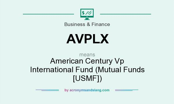 What does AVPLX mean? It stands for American Century Vp International Fund (Mutual Funds [USMF])