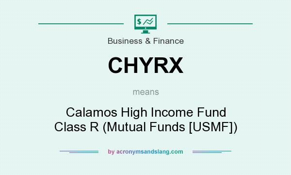 What does CHYRX mean? It stands for Calamos High Income Fund Class R (Mutual Funds [USMF])