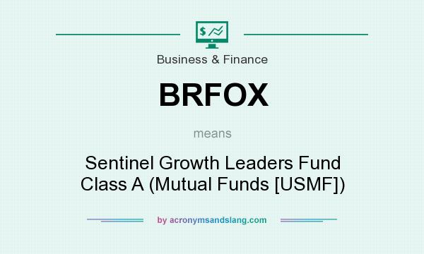 What does BRFOX mean? It stands for Sentinel Growth Leaders Fund Class A (Mutual Funds [USMF])