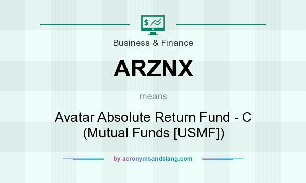 What does ARZNX mean? It stands for Avatar Absolute Return Fund - C (Mutual Funds [USMF])